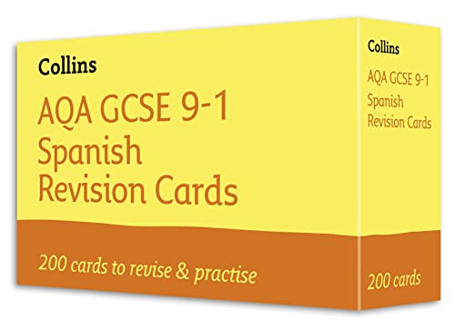 AQA GCSE 9-1 Spanish Vocabulary Revision Cards: Ideal for the 2024 and 2025 exams (Collins GCSE Grade 9-1 Revision) von Collins