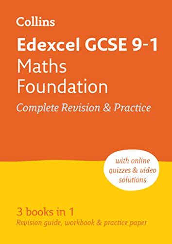 Edexcel GCSE 9-1 Maths Foundation All-in-One Complete Revision and Practice: Ideal for the 2024 and 2025 exams (Collins GCSE Grade 9-1 Revision)