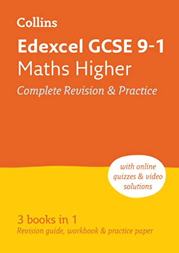 Edexcel GCSE 9-1 Maths Higher All-in-One Complete Revision and Practice: Ideal for the 2024 and 2025 exams (Collins GCSE Grade 9-1 Revision) von Collins