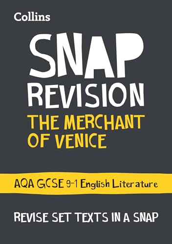 The Merchant of Venice: AQA GCSE 9-1 English Literature Text Guide: Ideal for the 2025 and 2026 exams (Collins GCSE Grade 9-1 SNAP Revision)