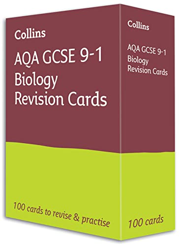 AQA GCSE 9-1 Biology Revision Cards: Ideal for the 2025 and 2026 exams (Collins GCSE Grade 9-1 Revision)