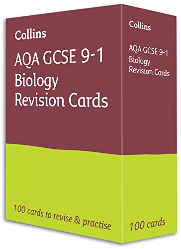 AQA GCSE 9-1 Biology Revision Cards: Ideal for the 2024 and 2025 exams (Collins GCSE Grade 9-1 Revision) von Collins