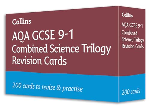 AQA GCSE 9-1 Combined Science Revision Cards (Biology, Chemistry & Physics): Ideal for the 2024 and 2025 exams (Collins GCSE Grade 9-1 Revision)
