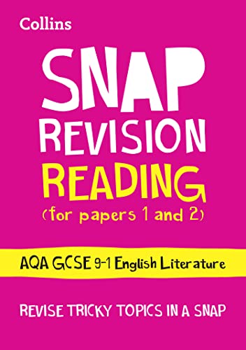 AQA GCSE 9-1 English Language Reading (Papers 1 & 2) Revision Guide: Ideal for the 2025 exams (Collins GCSE Grade 9-1 SNAP Revision)
