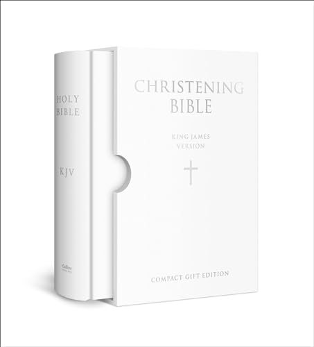 HOLY BIBLE: King James Version (KJV) White Compact Christening Edition: King James Version Standard Christening Gift Bible