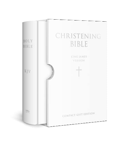 HOLY BIBLE: King James Version (KJV) White Compact Christening Edition: King James Version Standard Christening Gift Bible