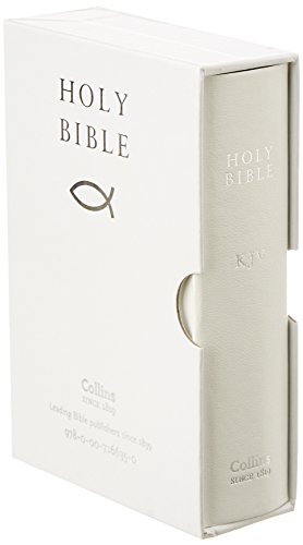 HOLY BIBLE: King James Version (KJV) White Pocket Gift Edition