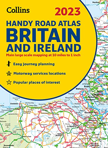 2023 Collins Handy Road Atlas Britain and Ireland: A5 Spiral (Collins Road Atlas) von Collins