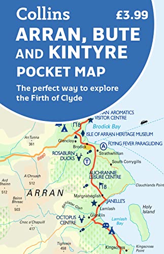 Arran, Bute and Kintyre Pocket Map: The perfect way to explore the Firth of Clyde