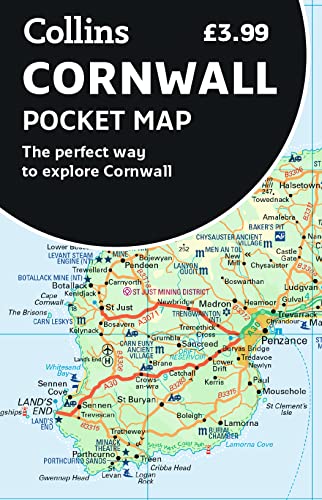 Cornwall Pocket Map: The perfect way to explore Cornwall
