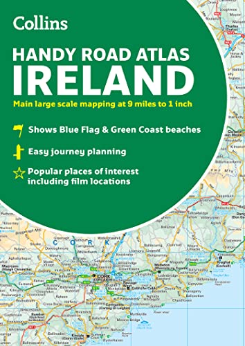 Collins Handy Road Atlas Ireland: Clear and detailed map of Ireland in a handy size von Collins