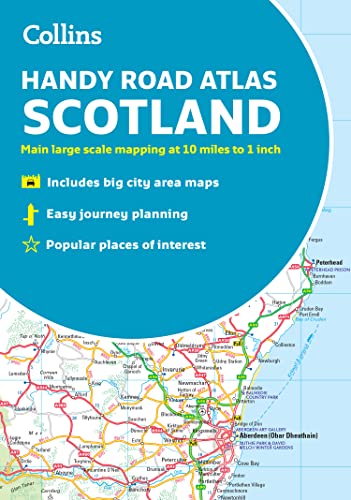 Collins Handy Road Atlas Scotland: A5 Paperback von Collins