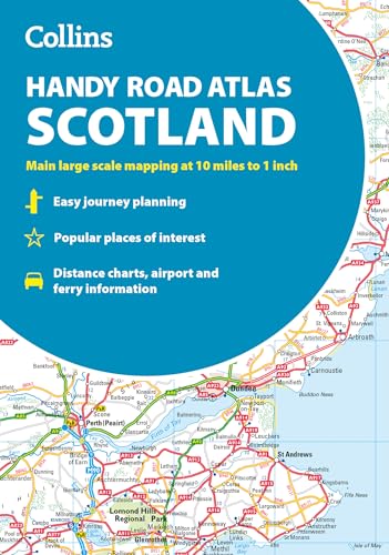 Collins Handy Road Atlas Scotland: Clear and detailed map of Scotland in a handy size von Collins