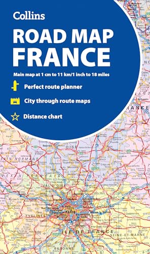 Collins Road Map of France von Collins