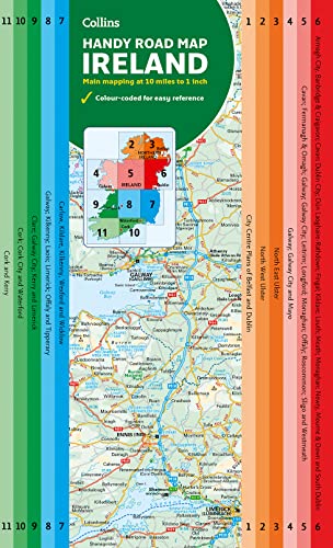 Map of Ireland Handy: Ideal for route planning (Collins Road Atlas) von Collins