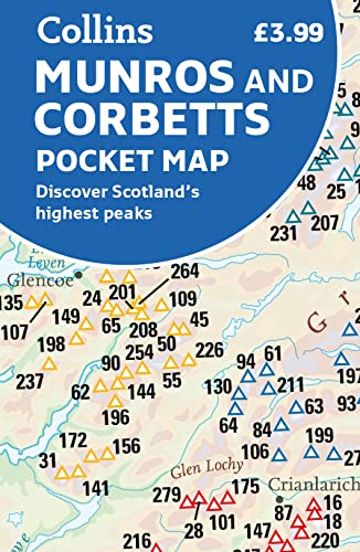 Munros and Corbetts Pocket Map: Discover Scotland’s highest peaks von Collins