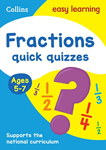 Fractions Quick Quizzes Ages 5-7: Ideal for home learning (Collins Easy Learning KS1) von Collins