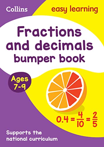 Fractions & Decimals Bumper Book Ages 7-9: Ideal for home learning (Collins Easy Learning KS2)