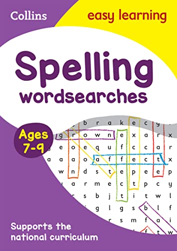 Spelling Word Searches Ages 7-9: Ideal for home learning (Collins Easy Learning KS2) von Collins