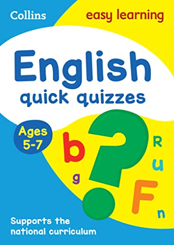 English Quick Quizzes Ages 5-7: Ideal for home learning (Collins Easy Learning KS1) von Collins