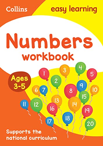 Numbers Workbook Ages 3-5: Prepare for Preschool with easy home learning (Collins Easy Learning Preschool) von Collins