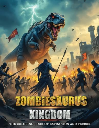 Zombiesaurus Kingdom, Zombie Vs Dinosaur Coloring Book: The Coloring Book Of Extinction And Terror Zombiesaurus Kingdom, Zombie Vs Dinosaur Coloring Book: The Coloring Book Of Extinction And Terror von Independently published