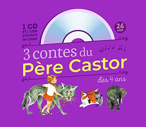3 contes du Père Castor dès 4 ans: Marlaguette - La Vache orange - Une histoire de singe (+ CD) von PERE CASTOR