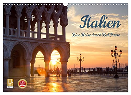 Italien - Eine Reise durch Bel Paese (Wandkalender 2023 DIN A3 quer): fotografische Reise durch das schöne Italien (Monatskalender, 14 Seiten ) (CALVENDO Orte)