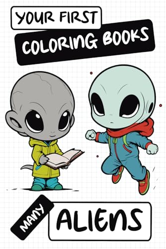 Many Aliens. Your first coloring Books. (Coloring Book for Children) von Independently published