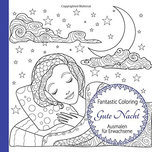 Gute Nacht (Ausmalen für Erwachsene)