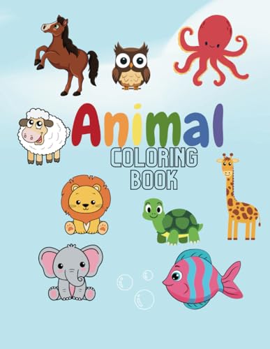 Animal Coloring Book for Children: Variety of Fun Creatures
