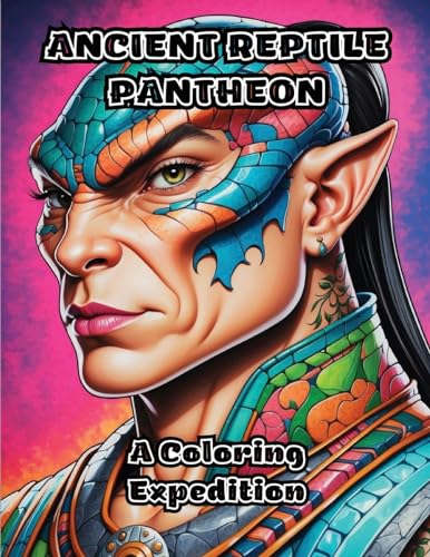 Ancient Reptile Pantheon: A Coloring Expedition von ColorZen