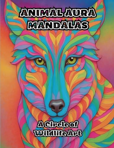 Animal Aura Mandalas: A Circle of Wildlife Art von ColorZen