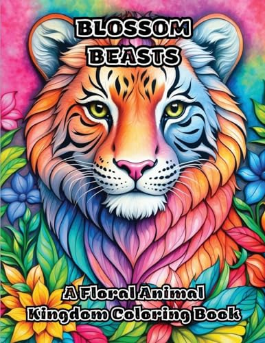 Blossom Beasts: A Floral Animal Kingdom Coloring Book von ColorZen