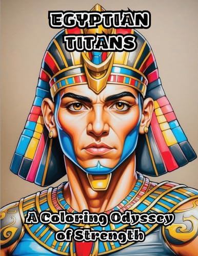 Egyptian Titans: A Coloring Odyssey of Strength von ColorZen