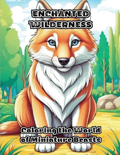 Enchanted Wilderness: Coloring the World of Miniature Beasts von ColorZen