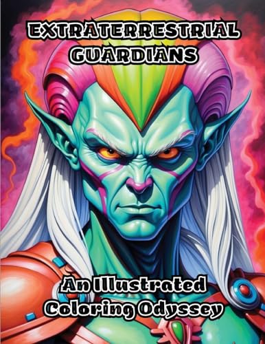 Extraterrestrial Guardians: An Illustrated Coloring Odyssey von ColorZen