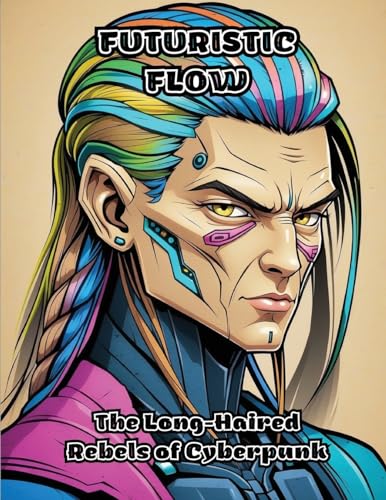 Futuristic Flow: The Long-Haired Rebels of Cyberpunk von ColorZen