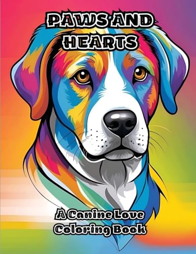 Paws and Hearts: A Canine Love Coloring Book von ColorZen