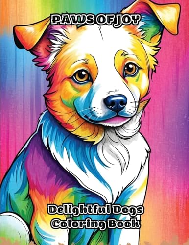 Paws of Joy: Delightful Dogs Coloring Book von ColorZen