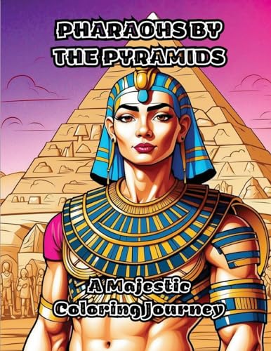 Pharaohs by the Pyramids: A Majestic Coloring Journey