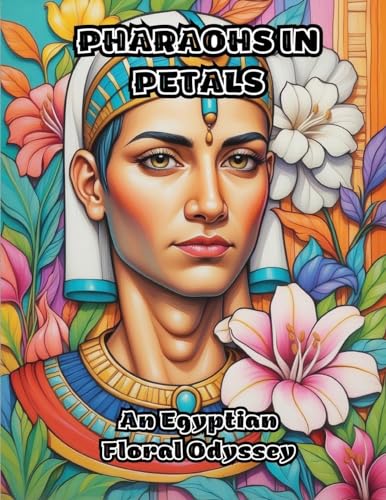 Pharaohs in Petals: An Egyptian Floral Odyssey von ColorZen