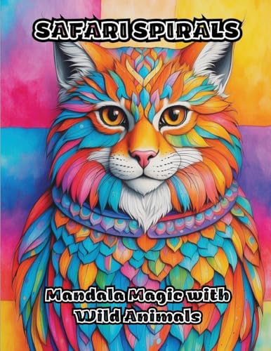 Safari Spirals: Mandala Magic with Wild Animals von ColorZen