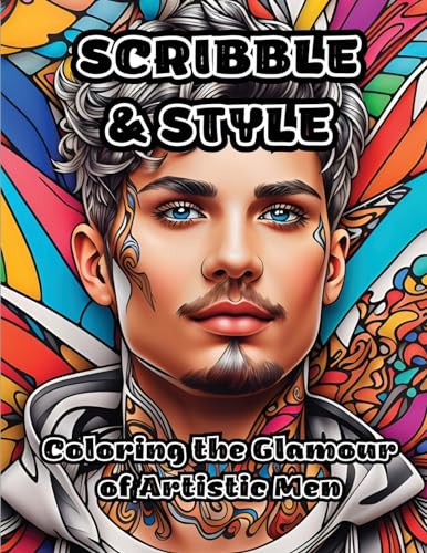Scribble & Style: Coloring the Glamour of Artistic Men von ColorZen