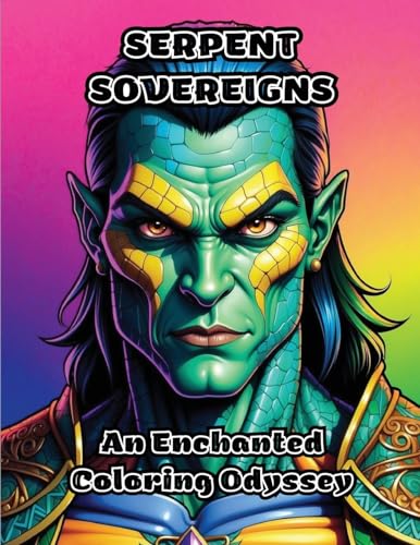 Serpent Sovereigns: An Enchanted Coloring Odyssey von ColorZen