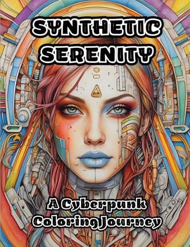 Synthetic Serenity: A Cyberpunk Coloring Journey von ColorZen