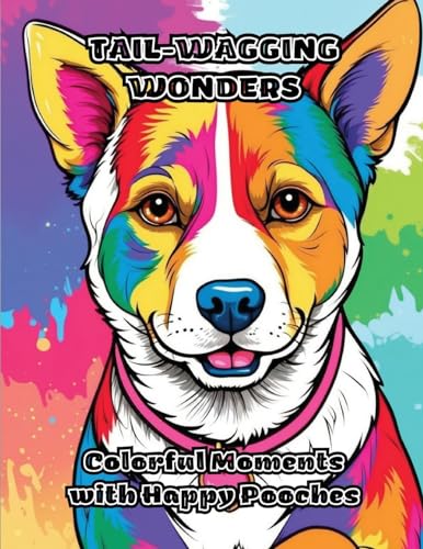 Tail-Wagging Wonders: Colorful Moments with Happy Pooches von ColorZen
