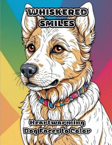 Whiskered Smiles: Heartwarming Dog Faces to Color von ColorZen