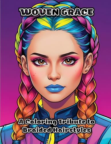 Woven Grace: A Coloring Tribute to Braided Hairstyles von ColorZen