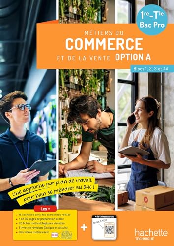 Métiers du commerce et de la vente option A 1re/Term Bac Pro (détachable) - Éd. 2025 von HACHETTE EDUC